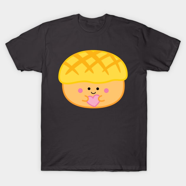 Pineapple Bun (Bolo Bao 菠蘿包) | by queenie's cards T-Shirt by queenie's cards